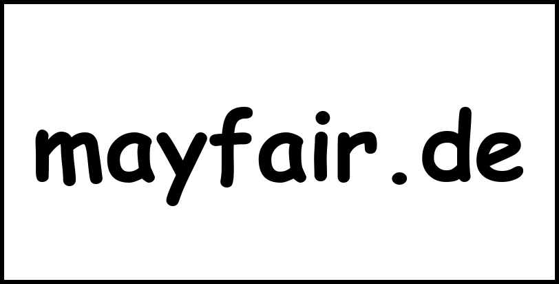 mayfair.de
