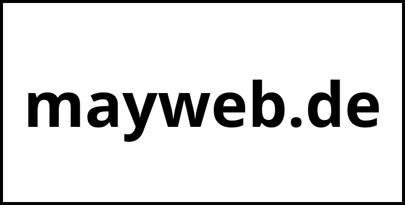 mayweb.de