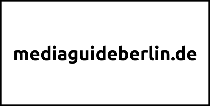 mediaguideberlin.de