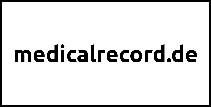 medicalrecord.de