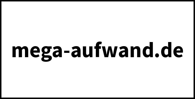 mega-aufwand.de