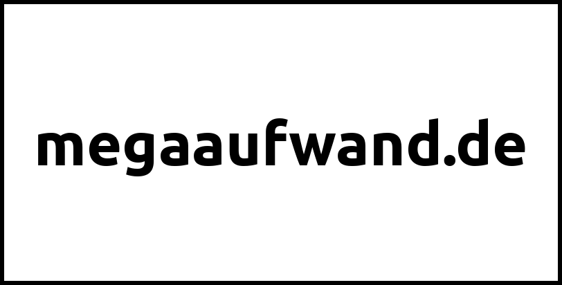 megaaufwand.de