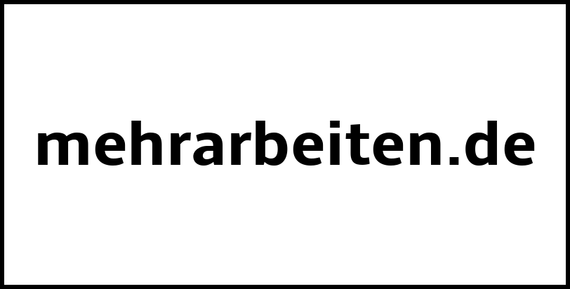 mehrarbeiten.de