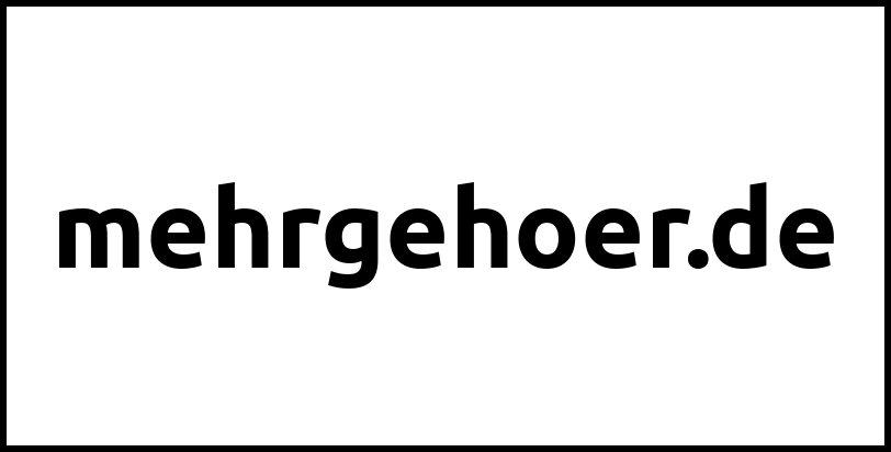 mehrgehoer.de