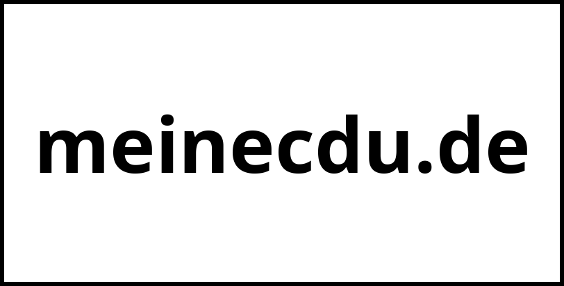 meinecdu.de