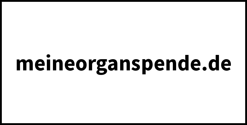 meineorganspende.de