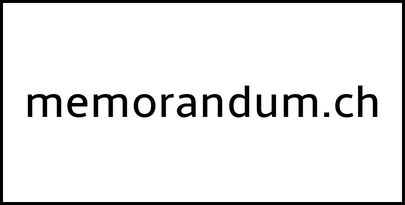 memorandum.ch