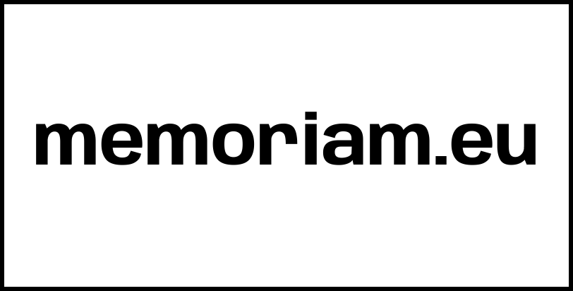 memoriam.eu