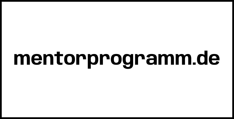 mentorprogramm.de