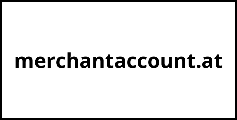 merchantaccount.at