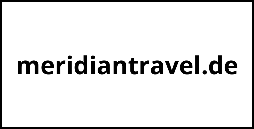 meridiantravel.de