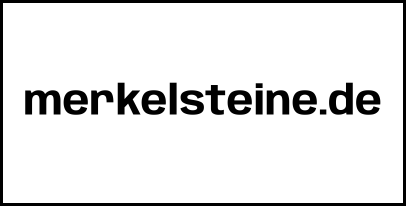merkelsteine.de