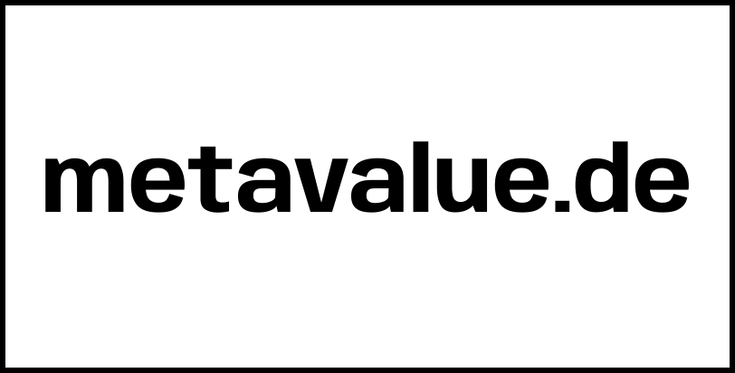 metavalue.de