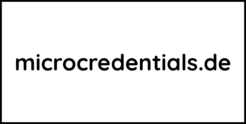 microcredentials.de