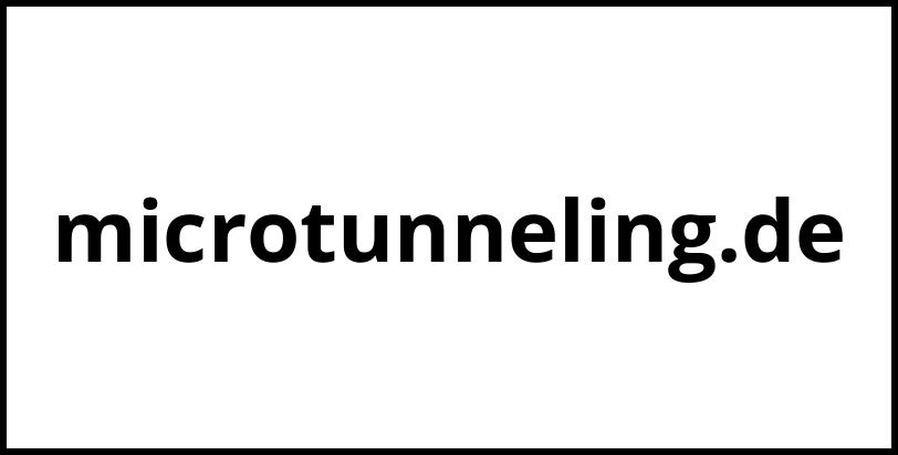 microtunneling.de
