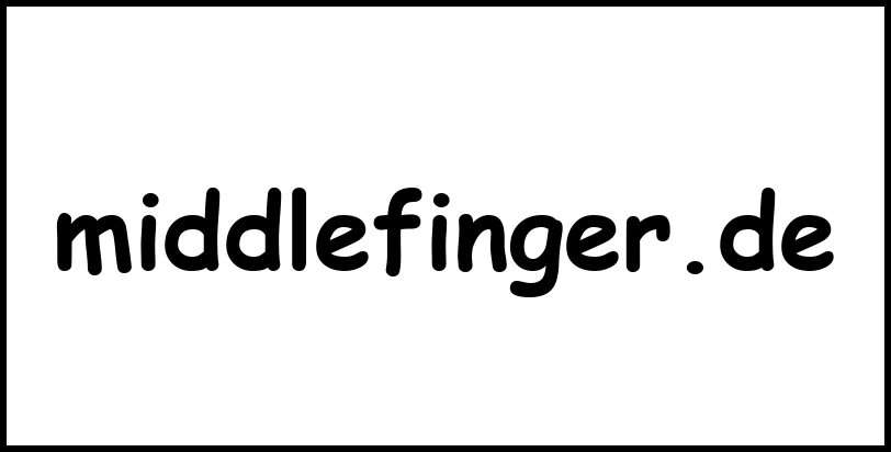 middlefinger.de
