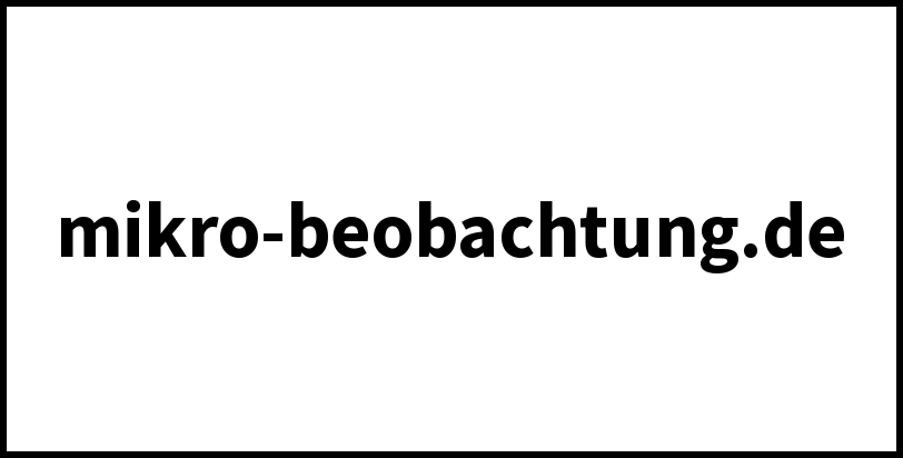 mikro-beobachtung.de