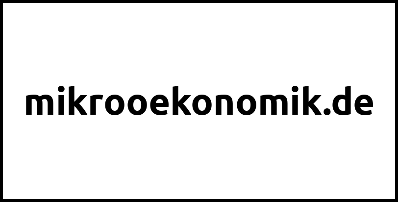 mikrooekonomik.de