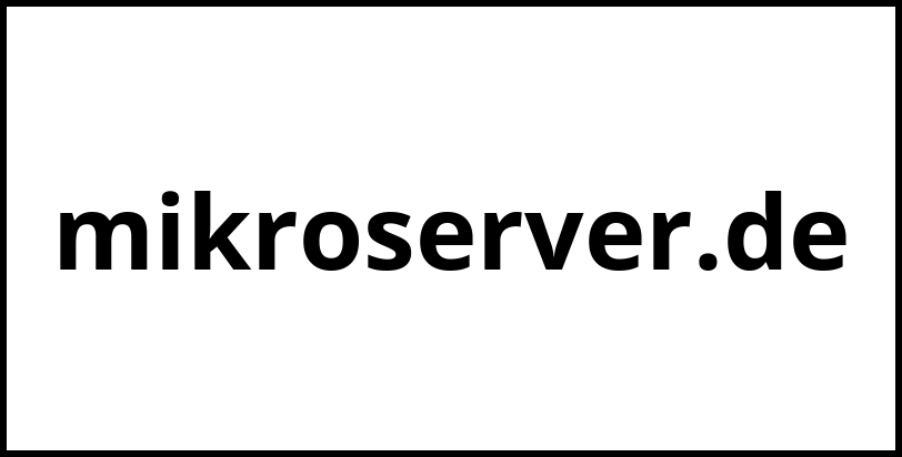 mikroserver.de