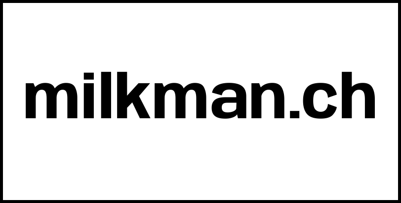 milkman.ch