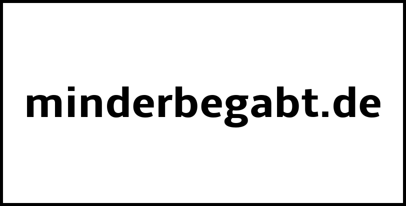 minderbegabt.de