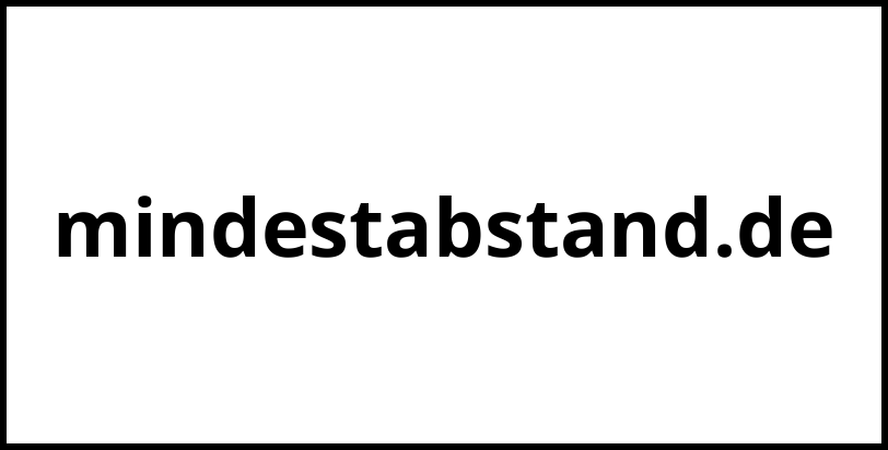 mindestabstand.de