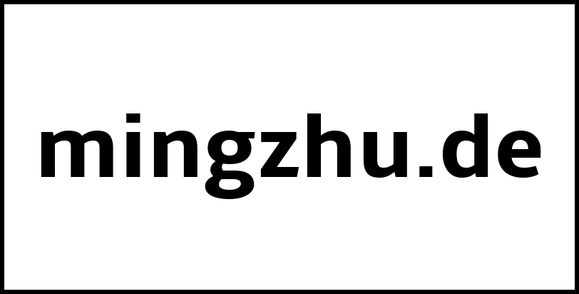 mingzhu.de