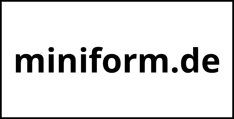 miniform.de