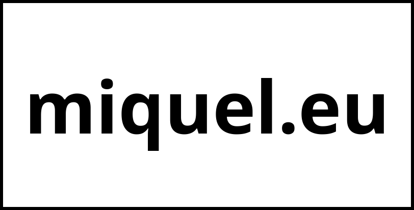 miquel.eu