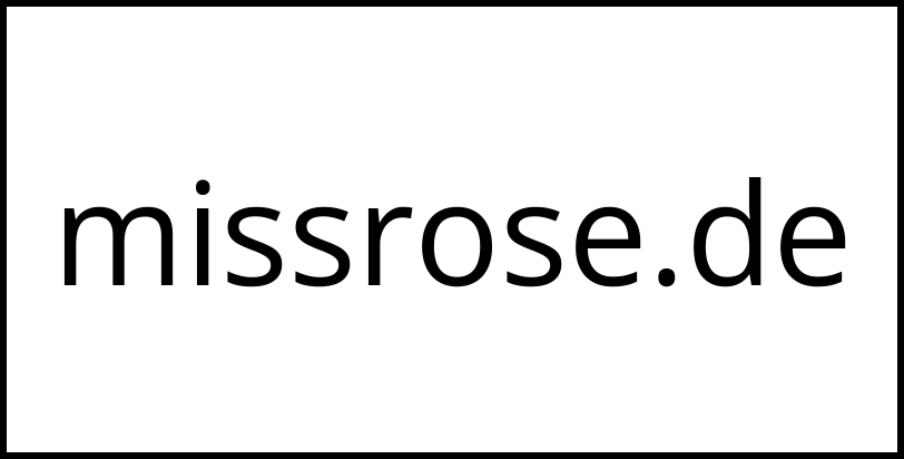 missrose.de