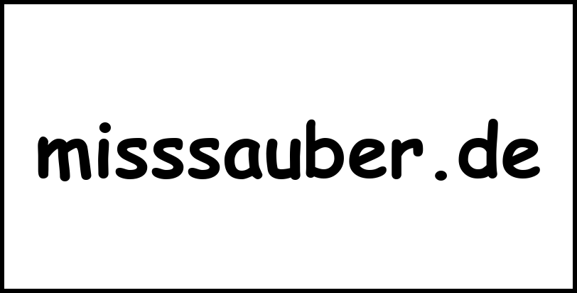 misssauber.de