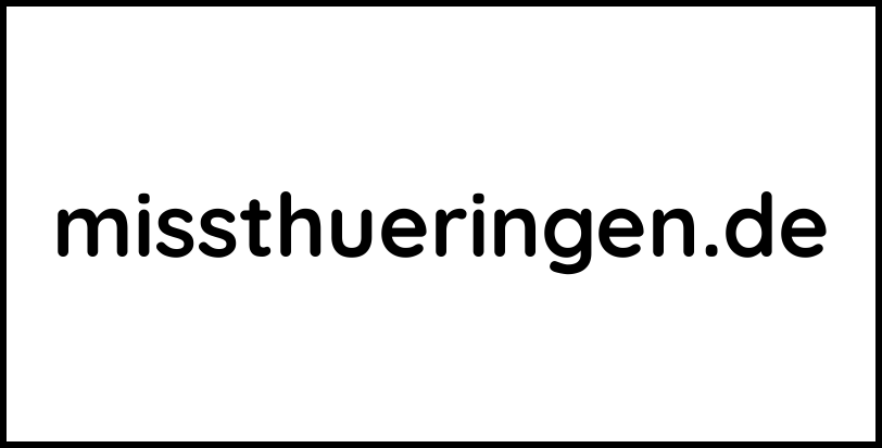 missthueringen.de