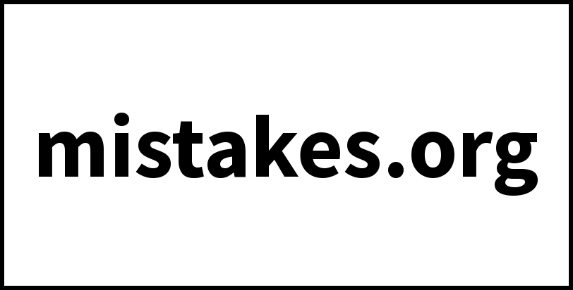 mistakes.org