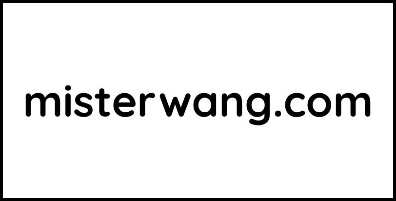 misterwang.com