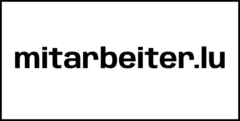 mitarbeiter.lu