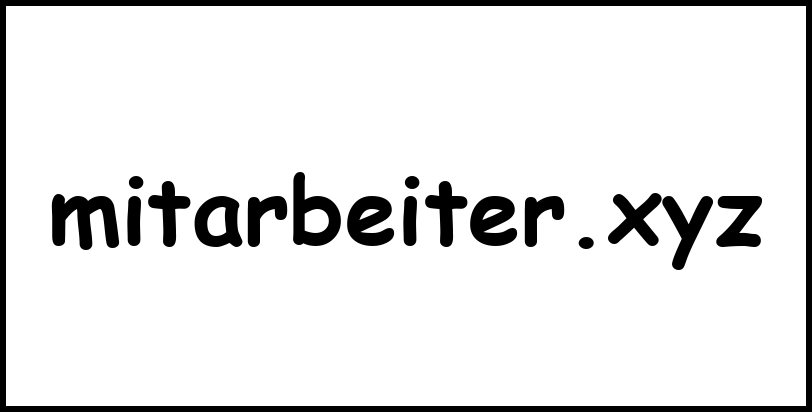 mitarbeiter.xyz