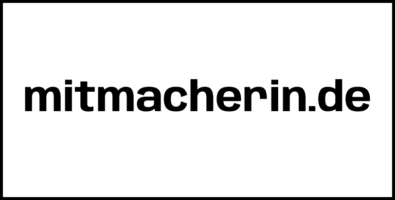 mitmacherin.de