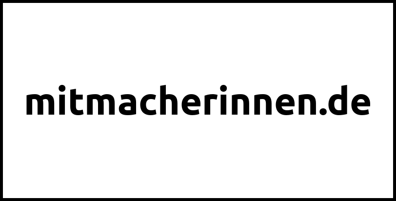mitmacherinnen.de