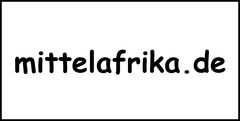 mittelafrika.de