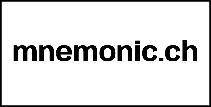 mnemonic.ch