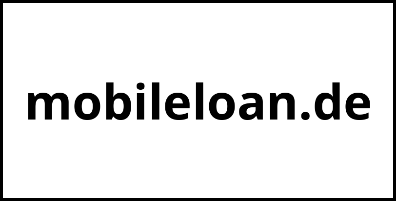 mobileloan.de