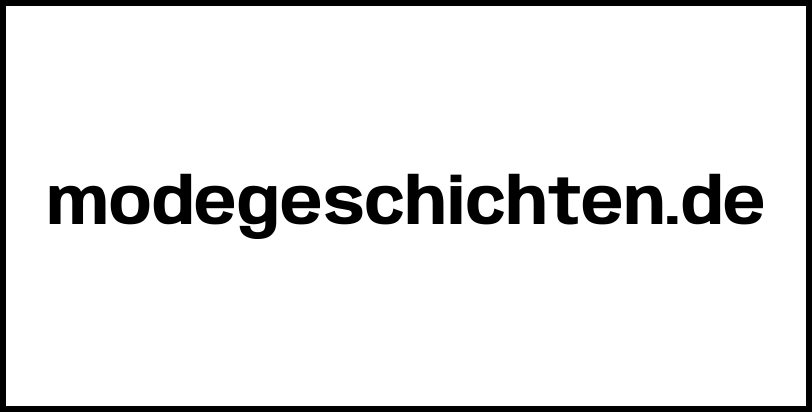 modegeschichten.de
