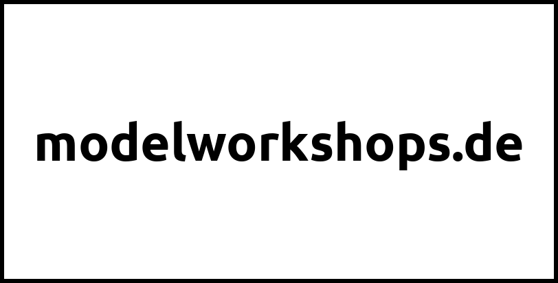 modelworkshops.de