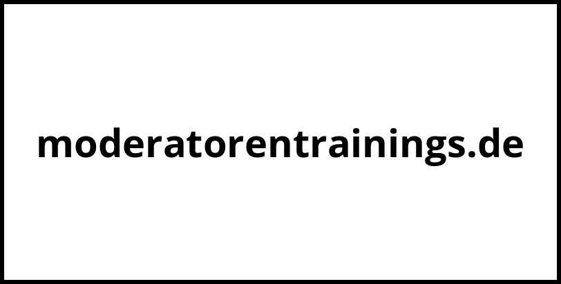 moderatorentrainings.de