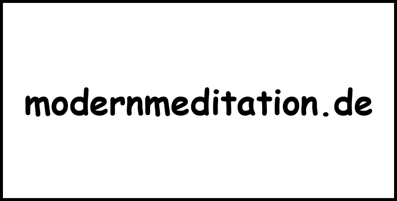 modernmeditation.de