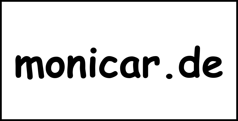 monicar.de