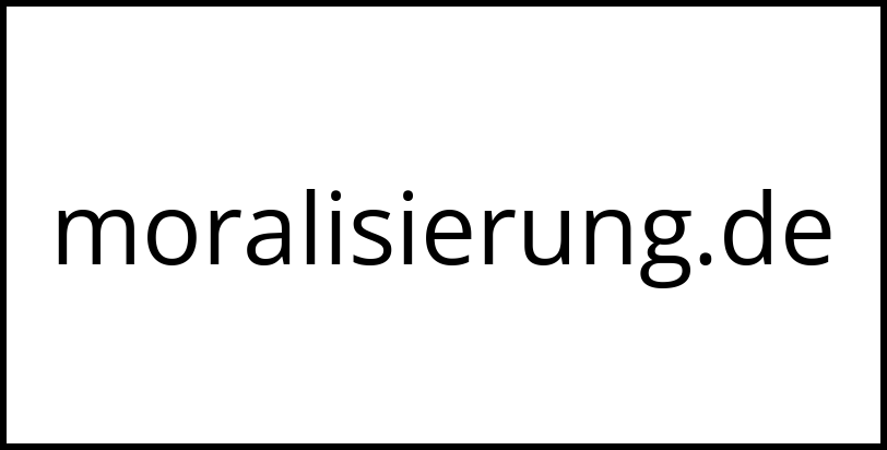 moralisierung.de