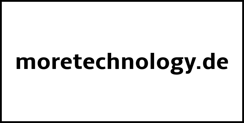 moretechnology.de