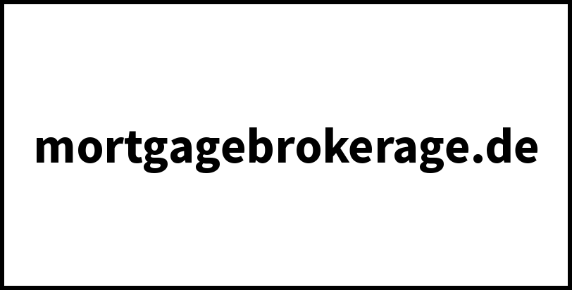 mortgagebrokerage.de