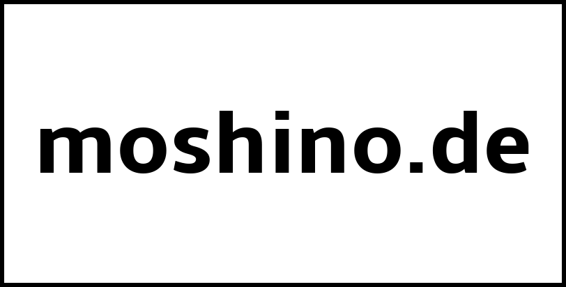 moshino.de